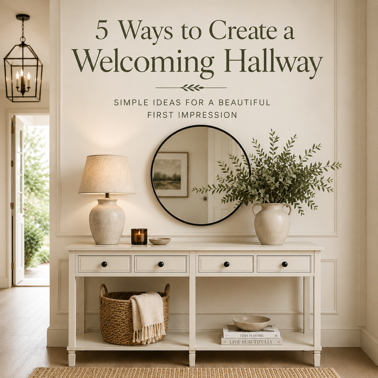 5 Ways to Create a Welcoming Hallway