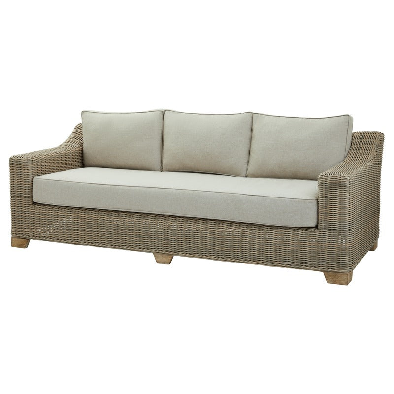 Capri Outdoor Three Seater Sofa on a white background