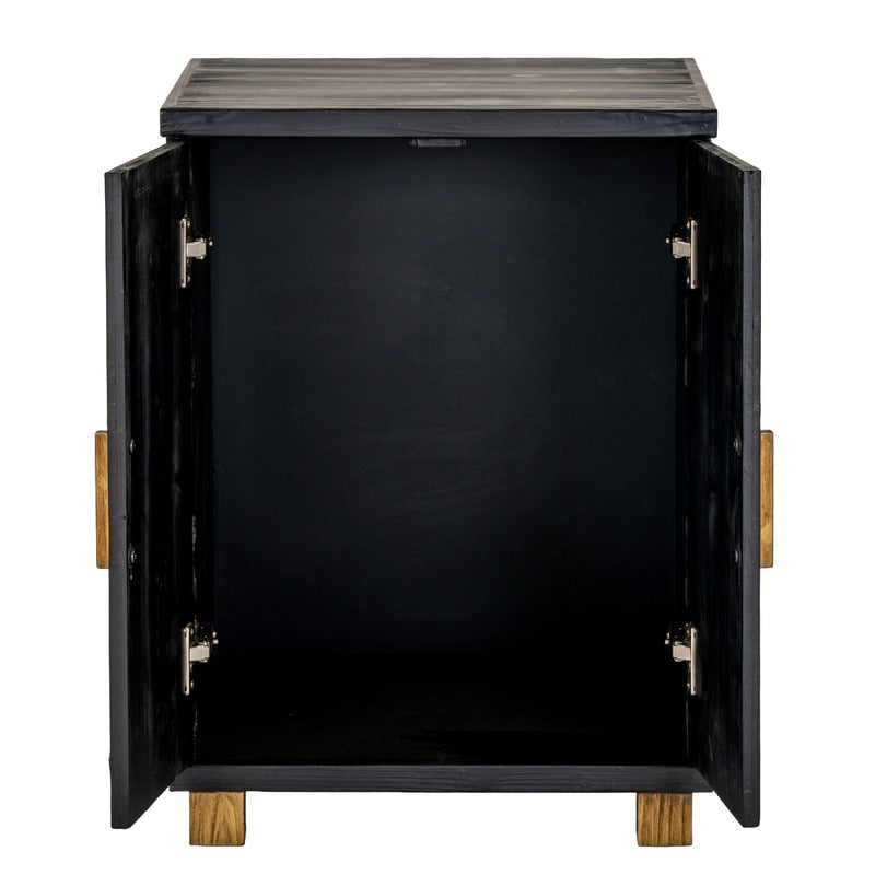Lennox Black 2 Door Side Cupboard alternate view