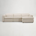 Abode Fabric Recliner Right Chaise Sofa