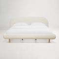 Arlo Floating King Bed (Curved Headboard)