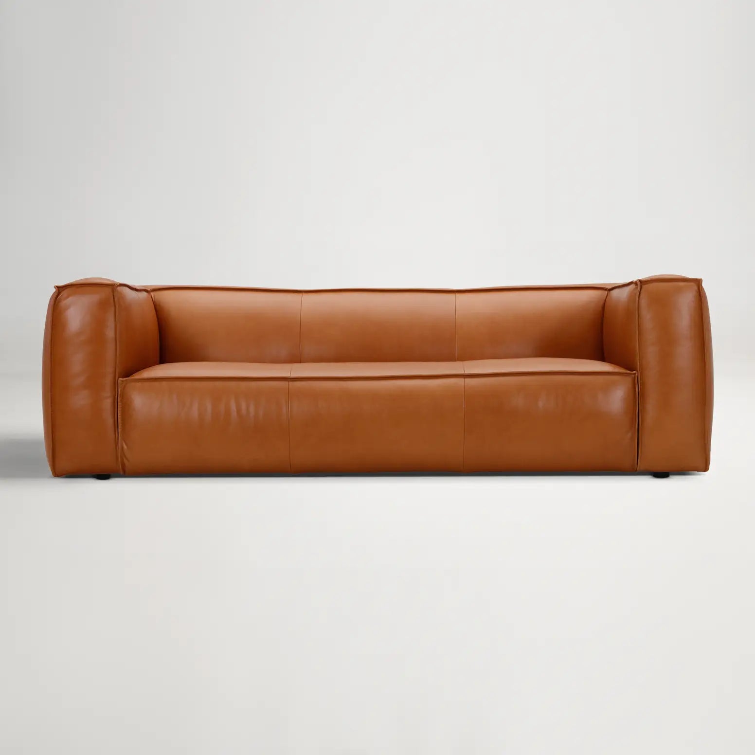 Linden Leather 3 Seater Sofa