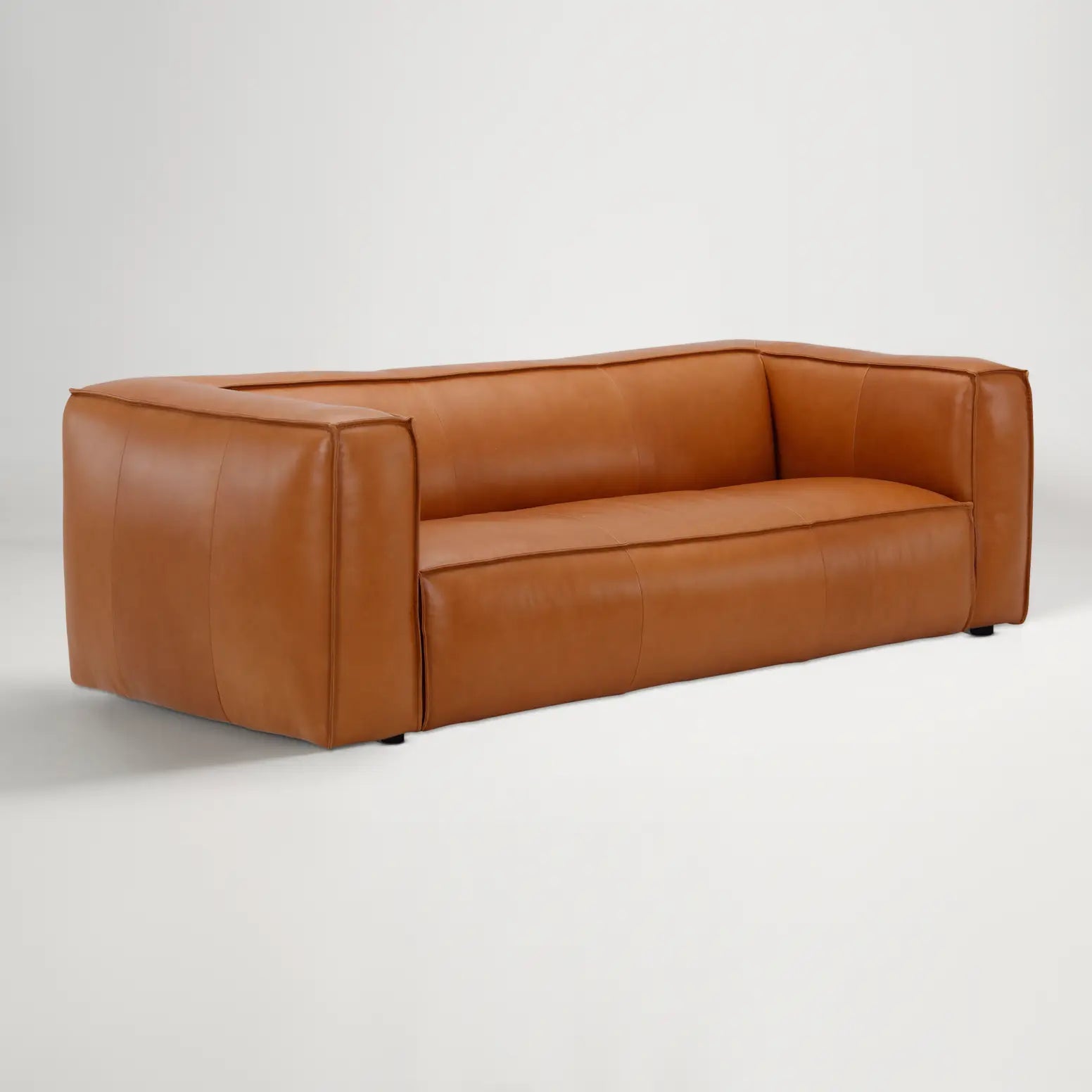 Linden Leather 3 Seater Sofa