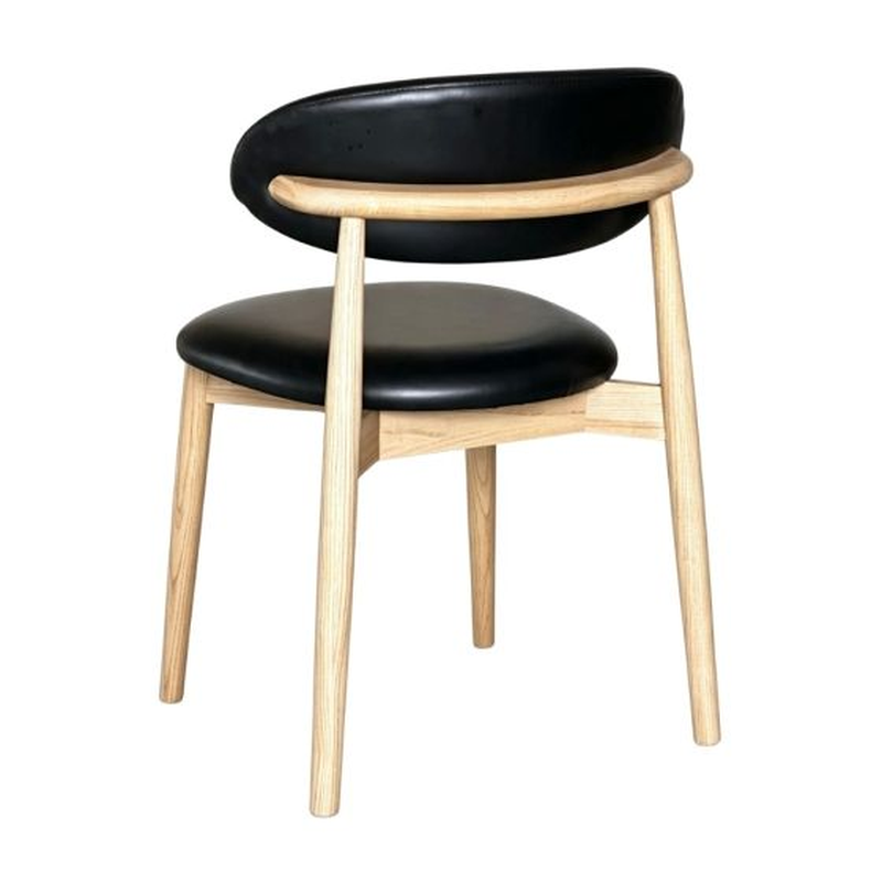 Scandi Dining Chair – Light Leg detail view