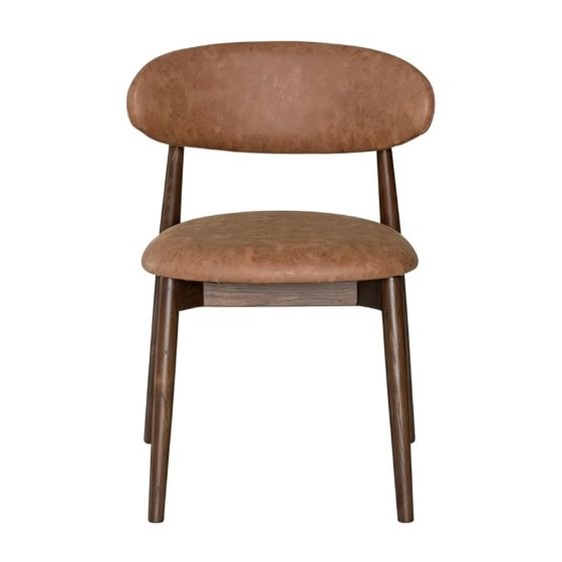 Scandi Dining Chair – Dark Leg detail view