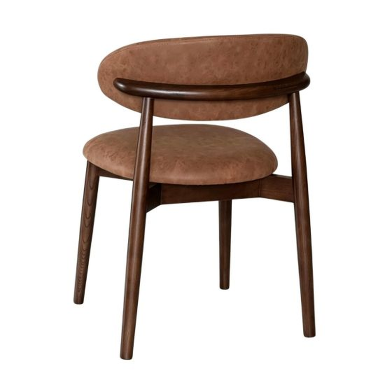Scandi Dining Chair – Dark Leg detail view