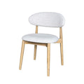 Scandi Dining Chair – Light Leg – Cream Bouclé product image