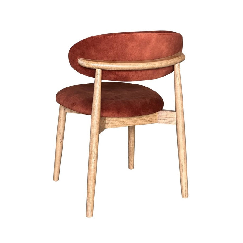 Scandi Dining Chair – Light Leg detail view