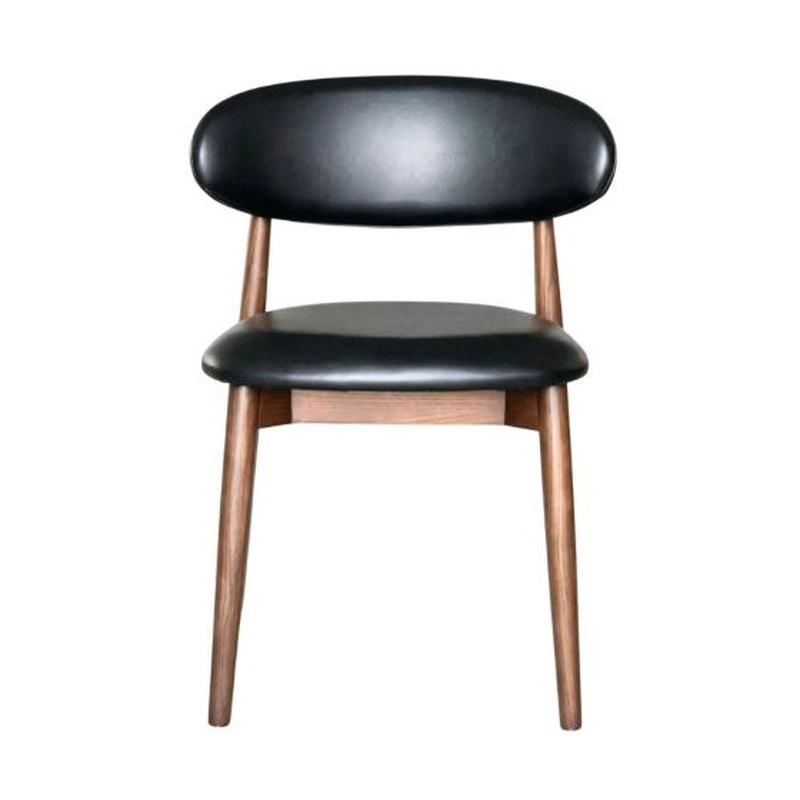 Scandi Dining Chair – Dark Leg detail view