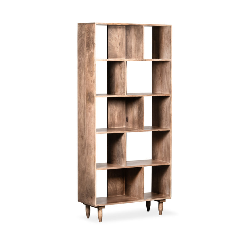 Scandi Mango 80cm Bookcase detail view