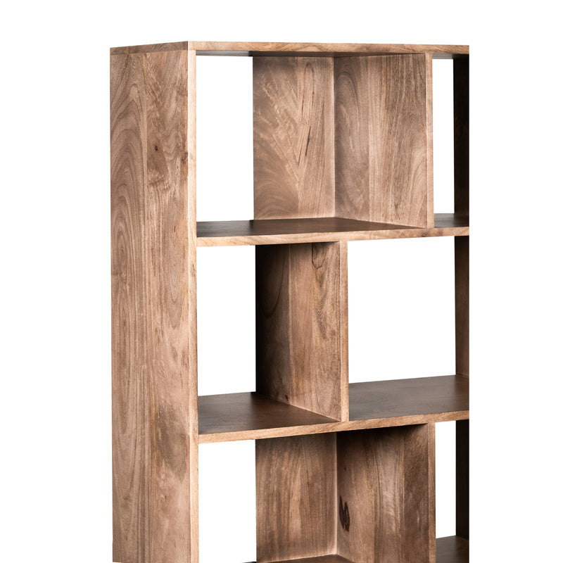 Scandi Mango 80cm Bookcase detail view