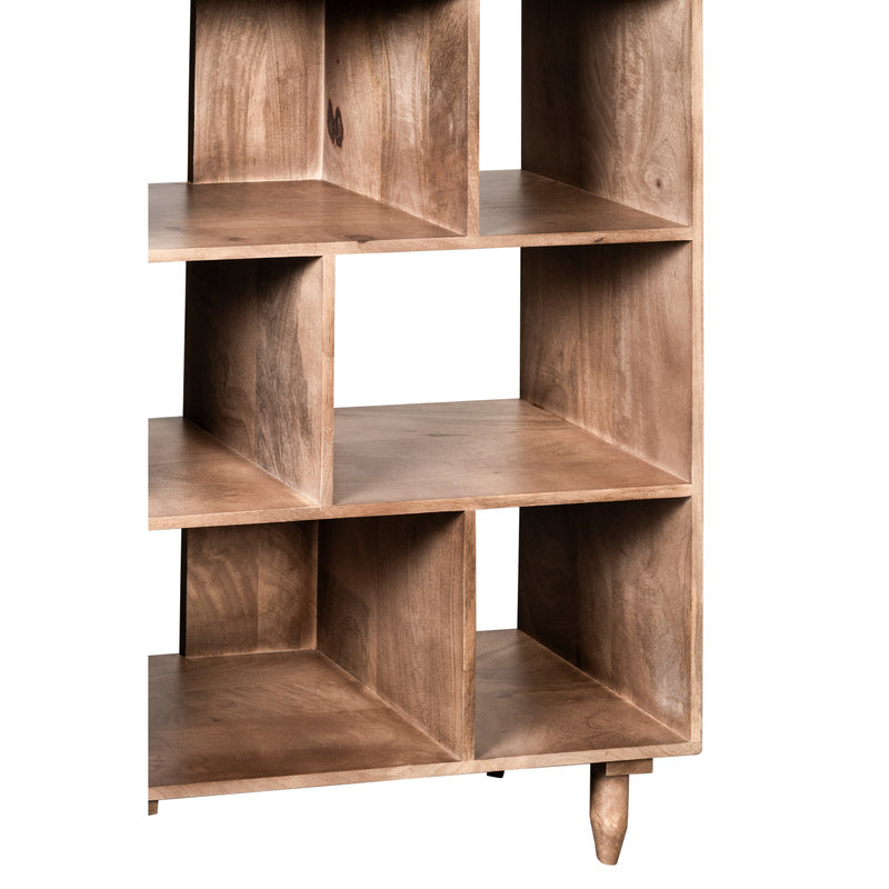 Scandi Mango 80cm Bookcase detail view
