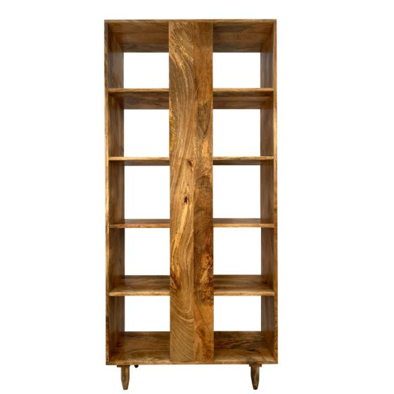 Scandi Mango 80cm Bookcase detail view