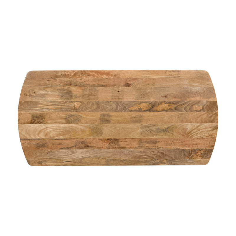Scandi Mango 190cm Dining Table detail view
