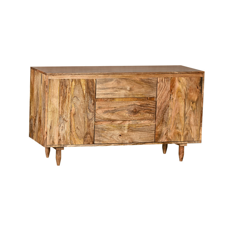 Scandi Mango 130cm Sideboard detail view