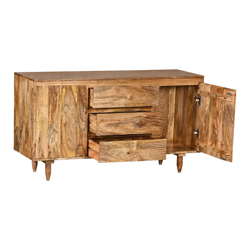 Scandi Mango 130cm Sideboard detail view