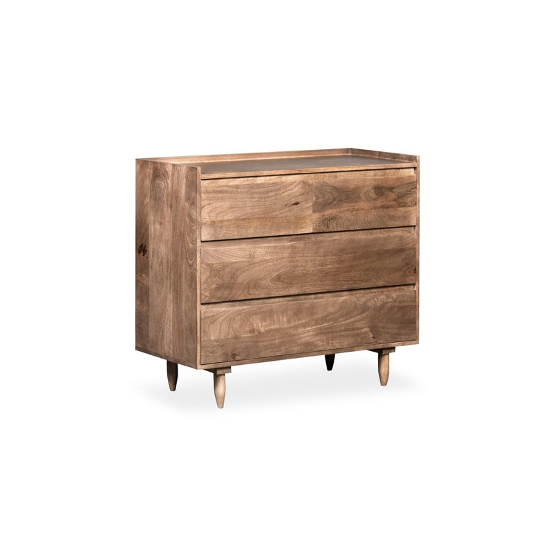 Scandi Mango 100cm 4 Drawer Chest detail view