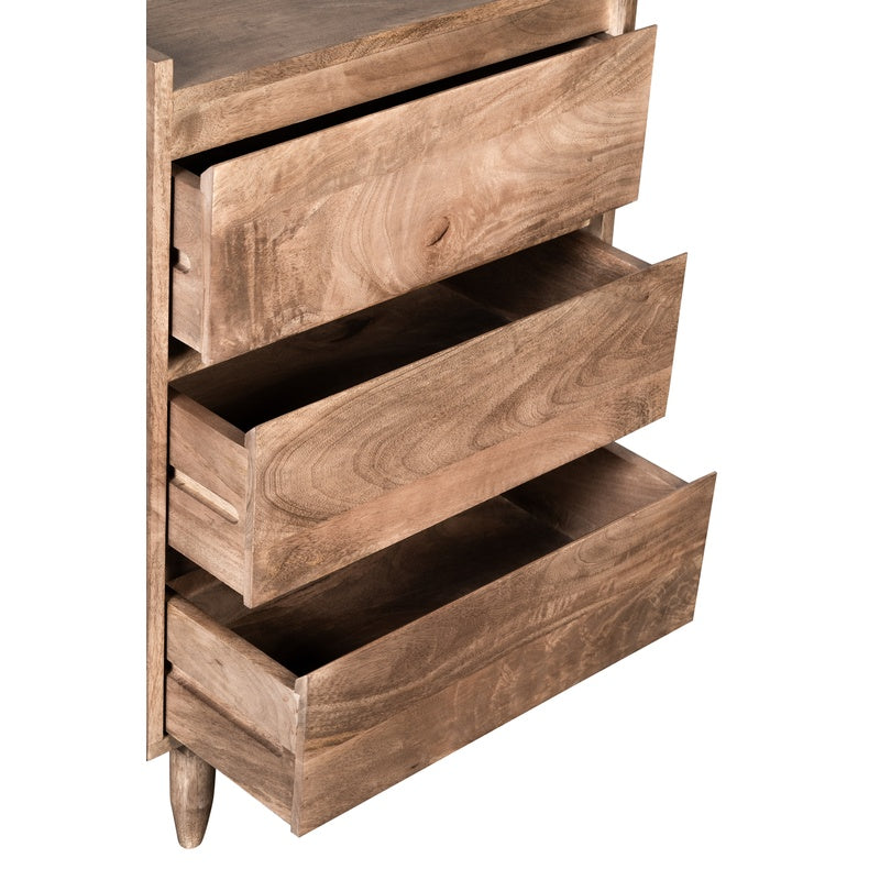 Scandi Mango 50cm 3 Drawer Chest detail view