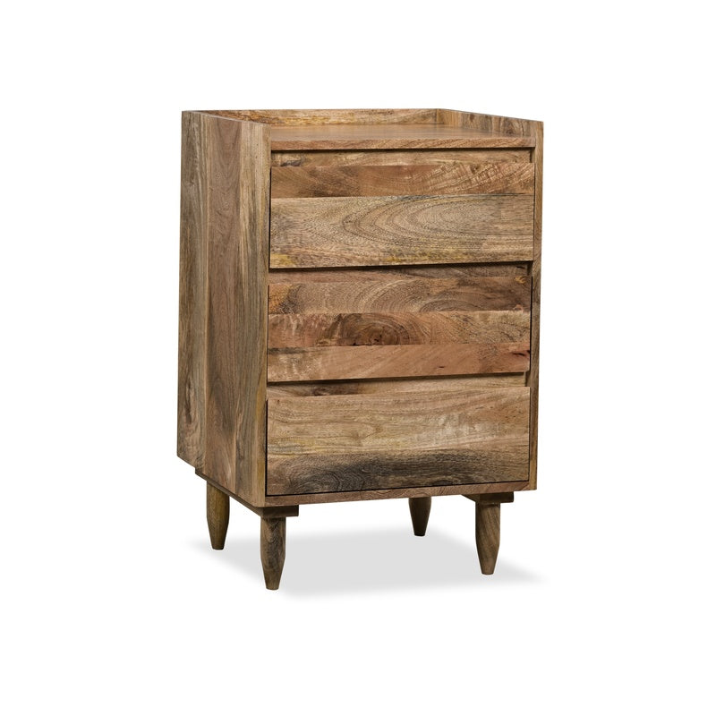 Scandi Mango 50cm 3 Drawer Chest detail view