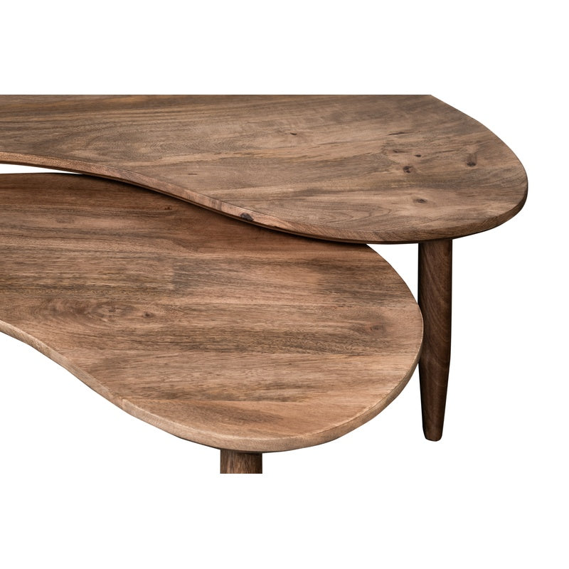 Scandi Mango Kidney Bean Coffee Table detail view