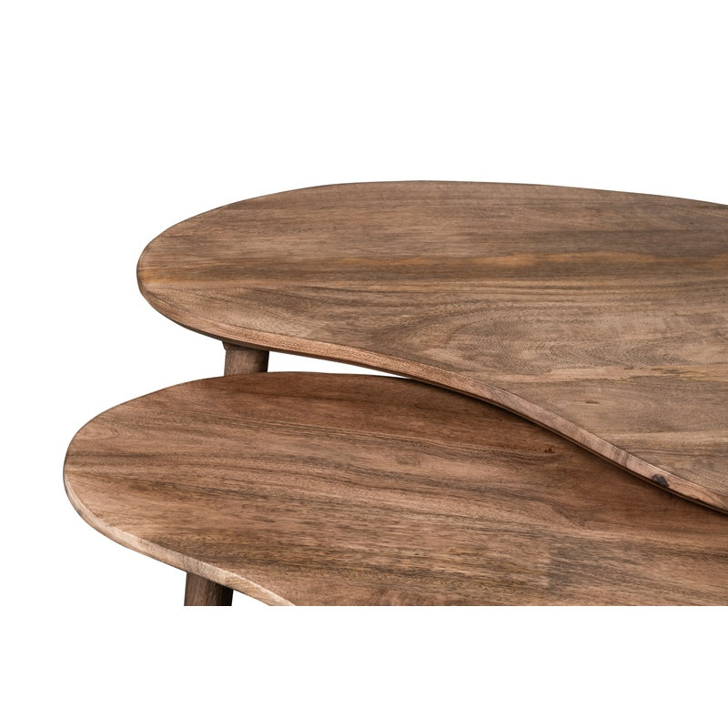Scandi Mango Kidney Bean Coffee Table detail view