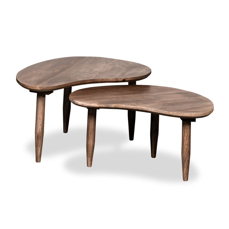 Scandi Mango Kidney Bean Coffee Table detail view
