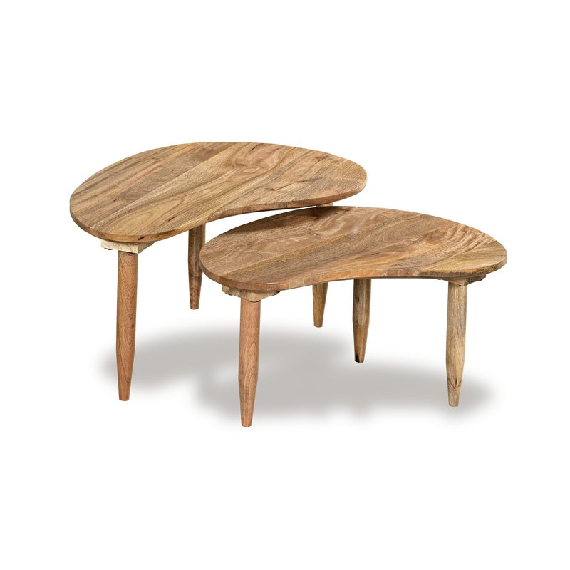 Scandi Mango Kidney Bean Coffee Table – Mango product image