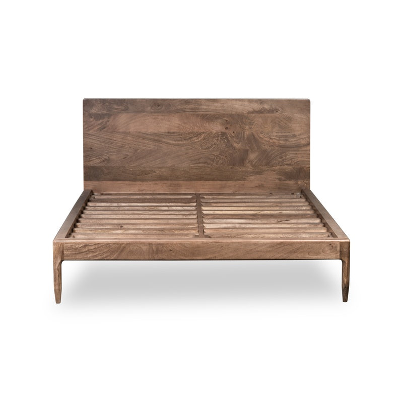 Scandi Mango Wood Bed Frame – Oak Stain product image