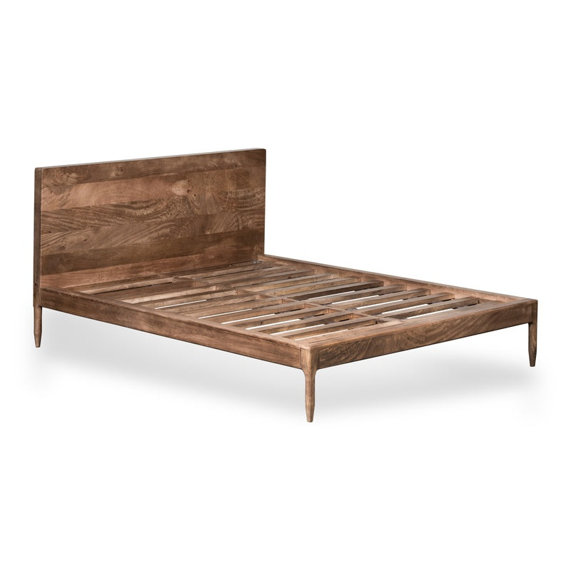 Scandi Mango Wood Bed Frame detail view