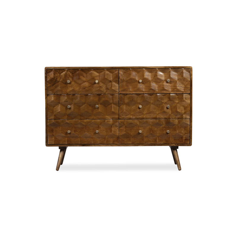 Geo Mango 120cm 6 Drawer Chest – Dark product image