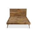 Geo Mango Wood Bed Frame – Light product image