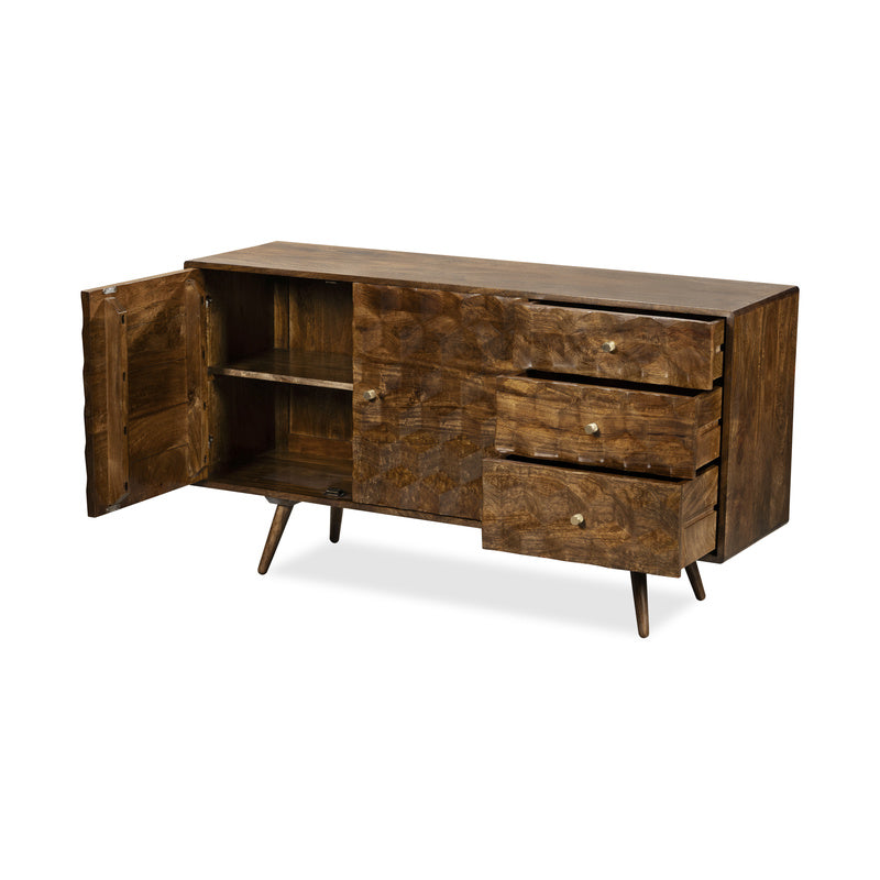 Geo Mango 140cm Sideboard detail view