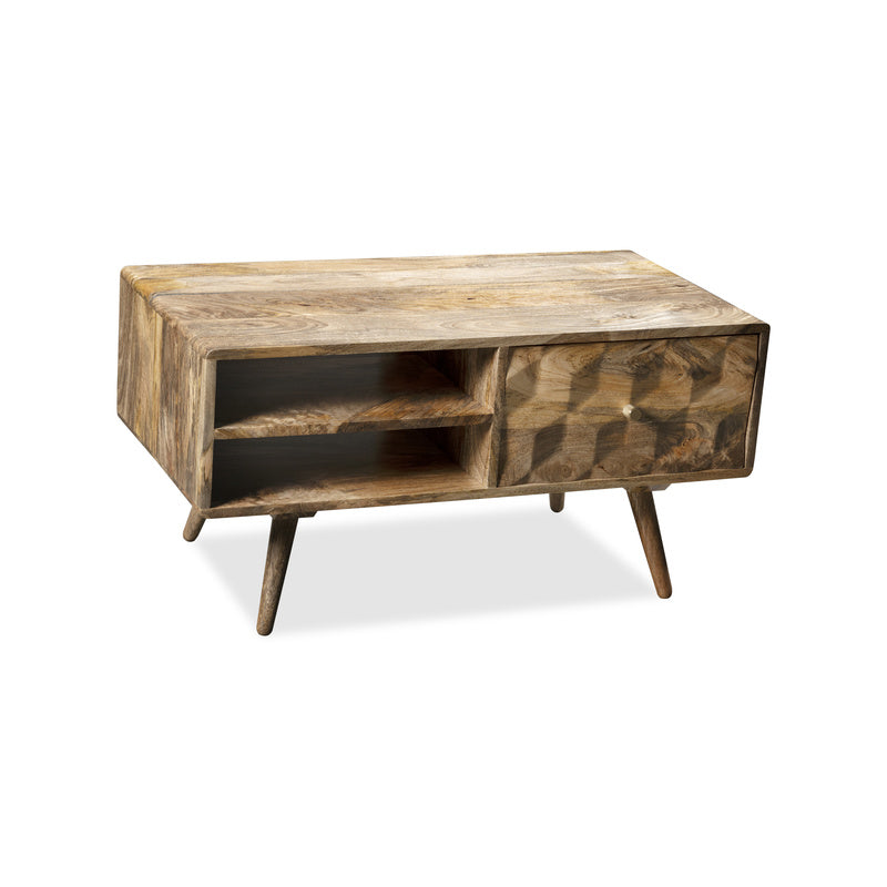 Geo Mango 90cm Coffee Table detail view