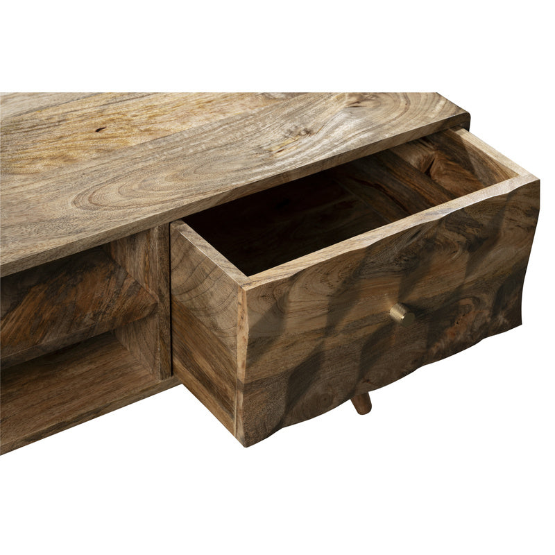 Geo Mango 90cm Coffee Table detail view