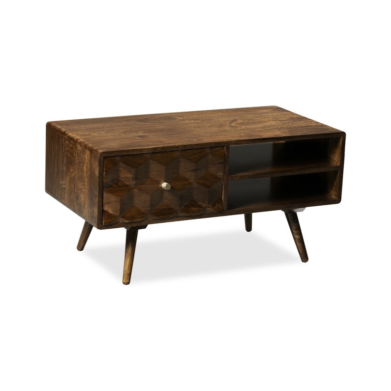 Geo Mango 90cm Coffee Table detail view