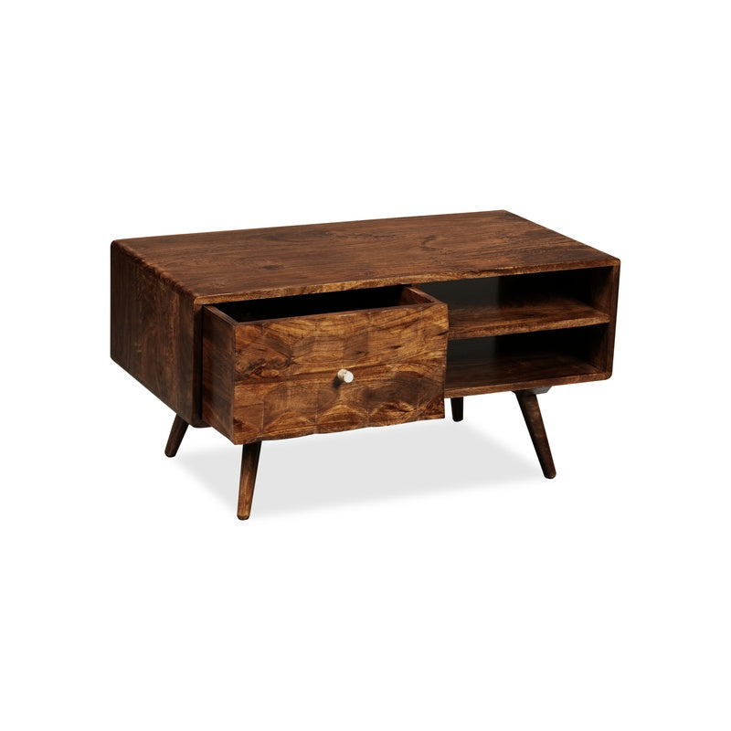 Geo Mango 90cm Coffee Table detail view