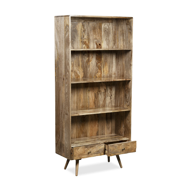 Geo Mango 85cm Bookcase detail view