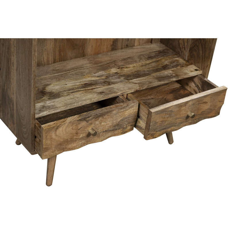 Geo Mango 85cm Bookcase detail view
