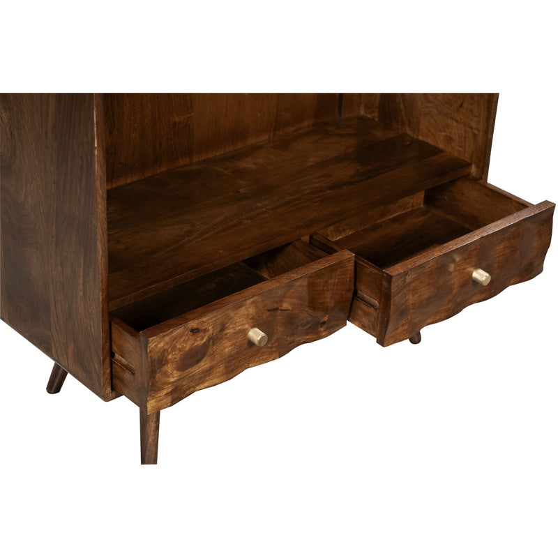Geo Mango 85cm Bookcase detail view
